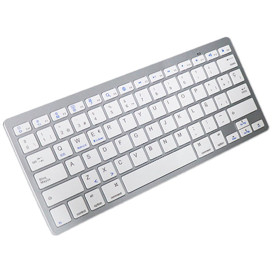 Teclado para PC Espanhol Bluetooth Slim COOL Branco