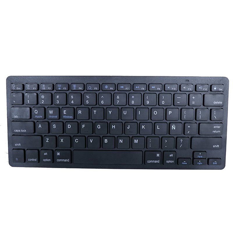 Teclado para PC Espanhol Bluetooth Slim COOL Preto
