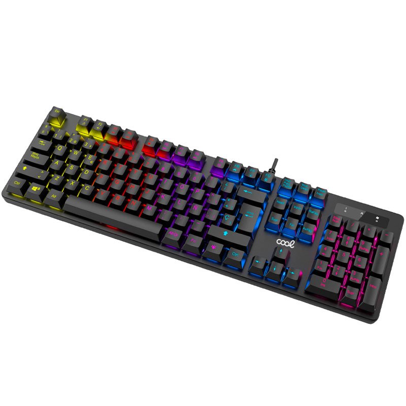 Teclado para PC Espanhol Cabo mecânico USB gaming COOL Austin