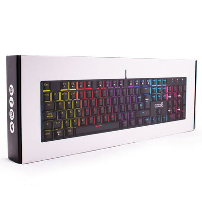 Teclado para PC Espanhol Cabo mecânico USB gaming COOL Austin