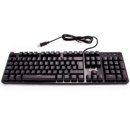 Teclado para PC Espanhol Cabo mecânico USB gaming COOL Austin