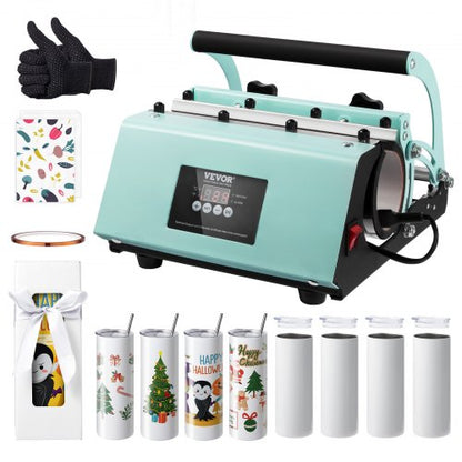 Máquina de Sublimação VEVOR com 8 Copos 20oz