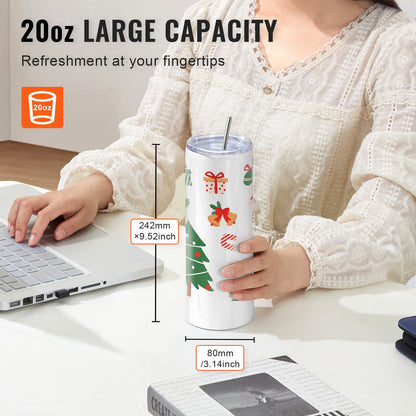 Máquina de Sublimação VEVOR com 8 Copos 20oz