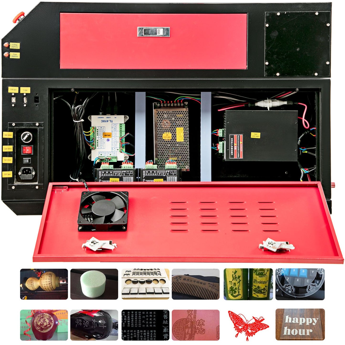 Gravadora Laser VEVOR 60W - Área 500x700mm