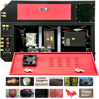 Gravadora Laser VEVOR 60W - Área 500x700mm