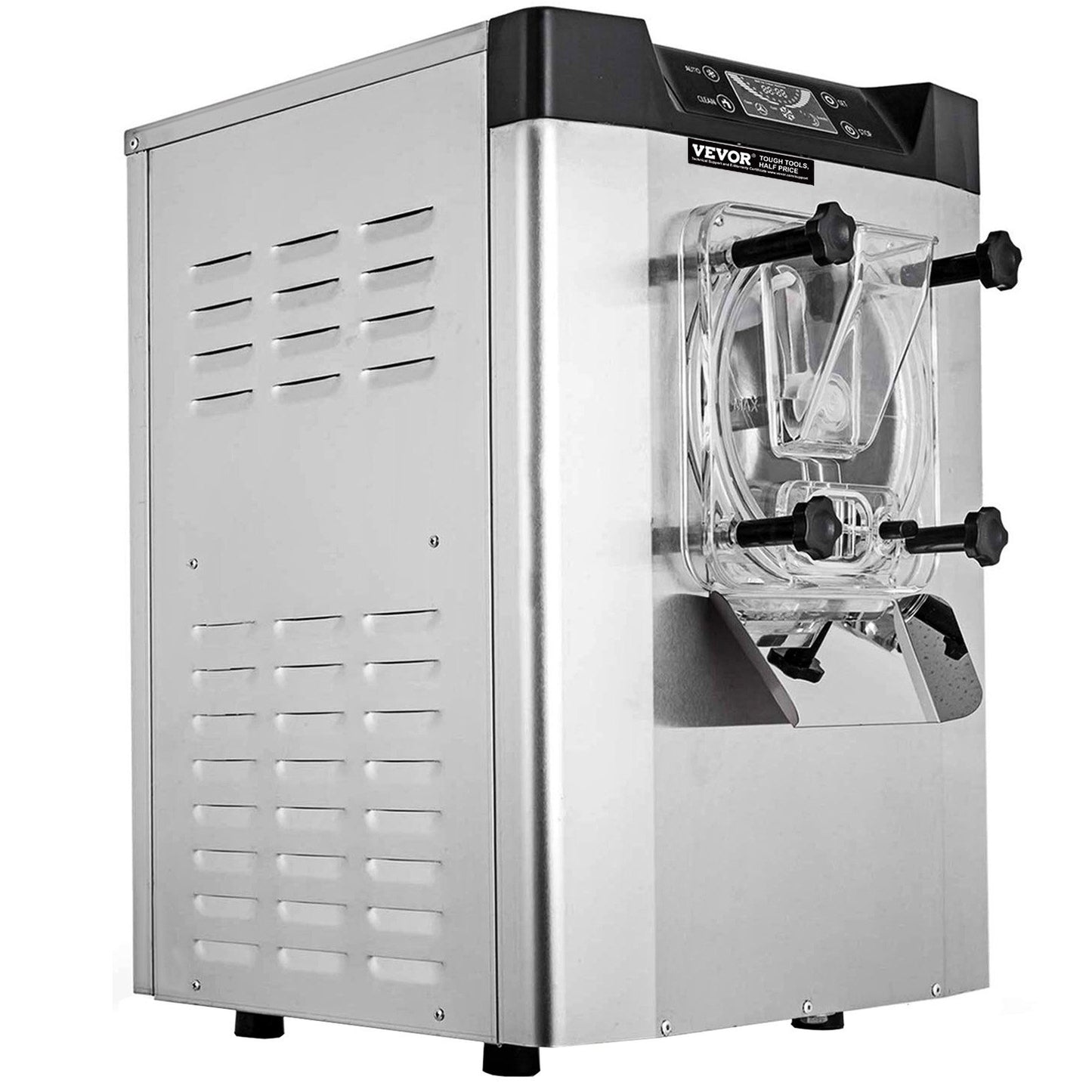 Máquina Comercial de Gelado Duro 16-20L/h Aço Inox