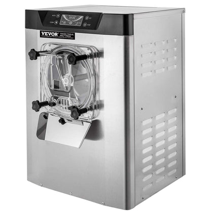 Máquina Comercial de Gelado Duro 16-20L/h Aço Inox