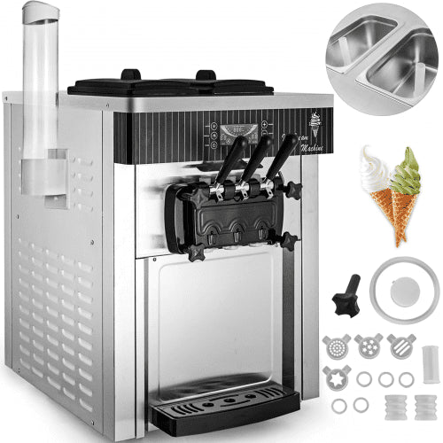 Máquina de Gelado Soft VEVOR 2200W para Comércio