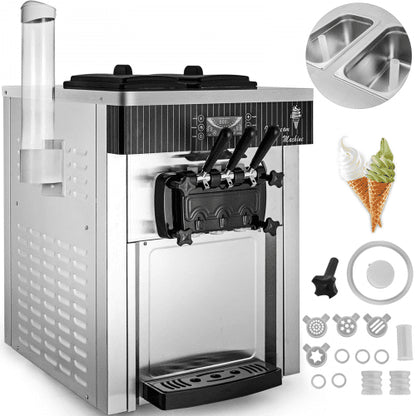 Máquina de Gelado Soft VEVOR 2200W para Comércio