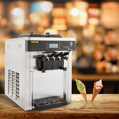 Máquina de Gelado Soft VEVOR 2200W para Comércio