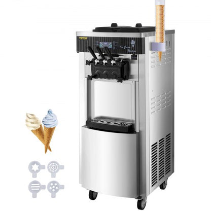 Máquina de Gelado Suave VEVOR 2200W para Negócios