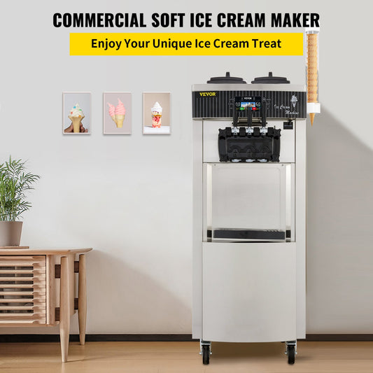 Máquina de Gelado Suave VEVOR 2200W para Negócios