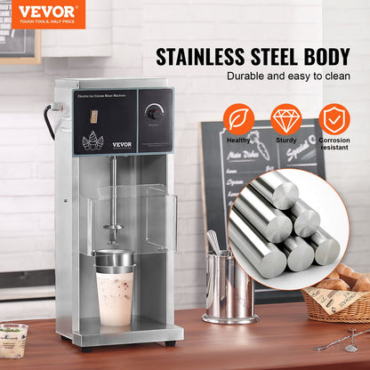 VEVOR Misturadora de Gelados 400W Alta Velocidade