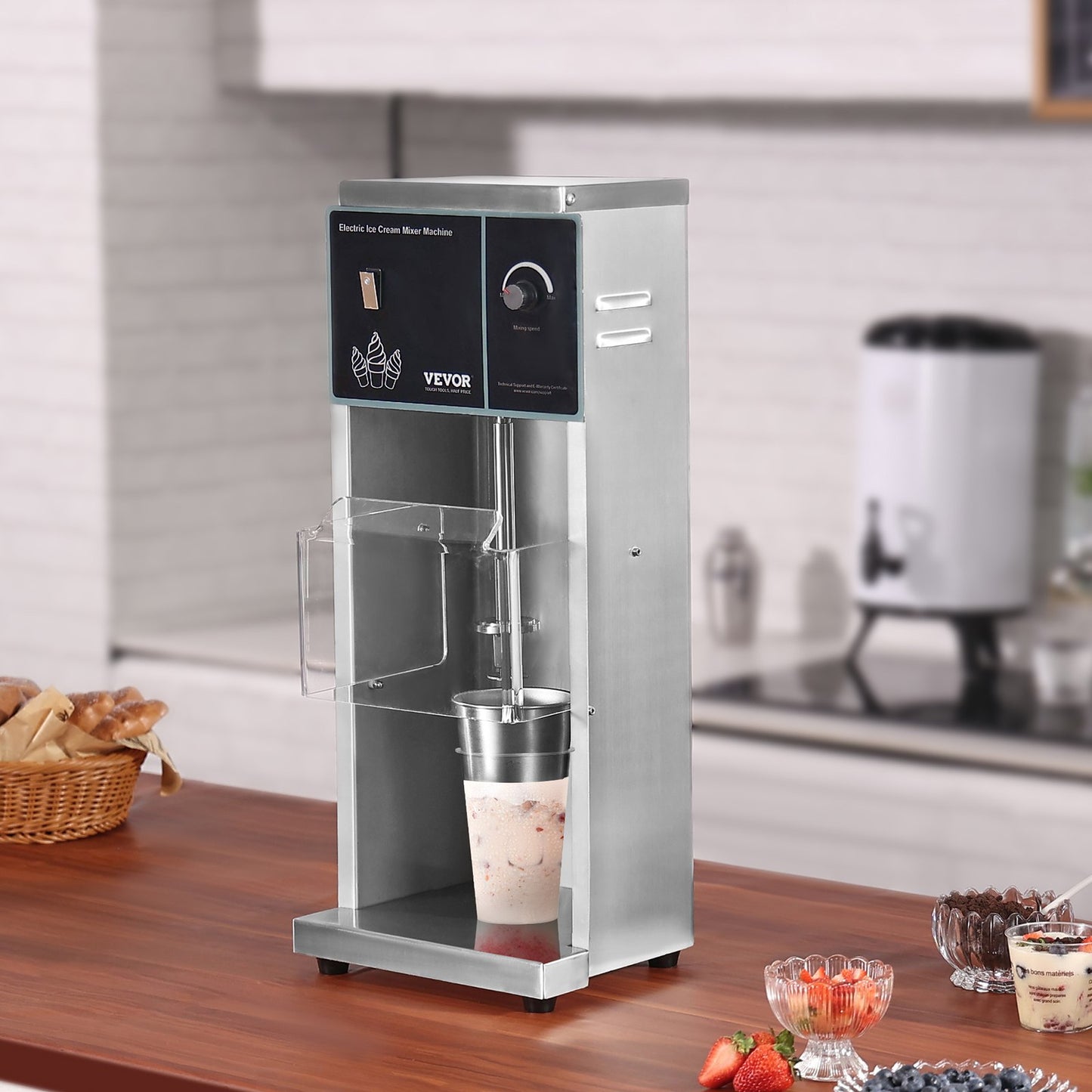 VEVOR Misturadora de Gelados 400W Alta Velocidade