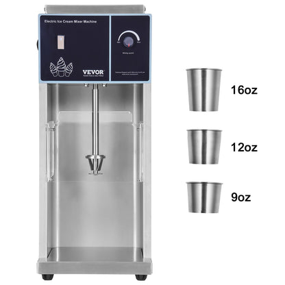 VEVOR Misturadora de Gelados 400W Alta Velocidade