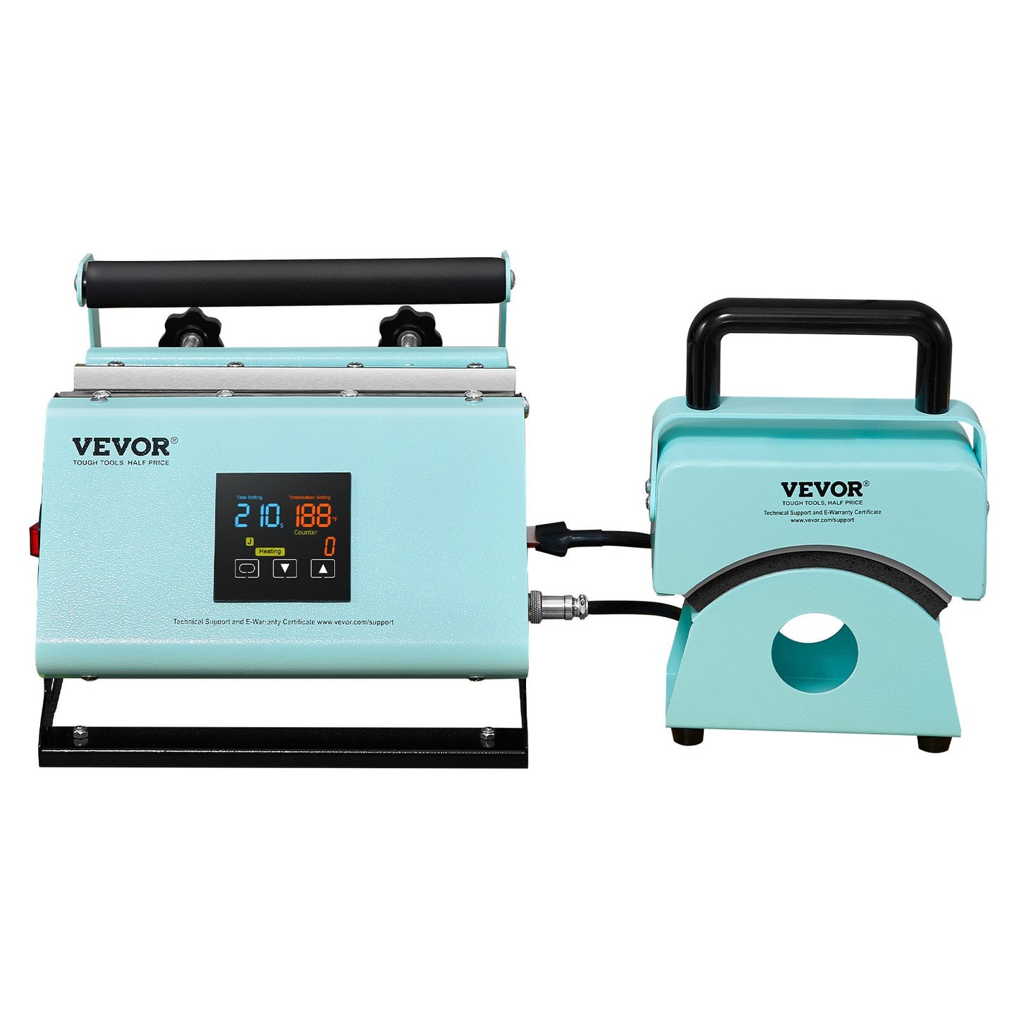 VEVOR Máquina 2 em 1 para Sublimação em Chapéus e Copos