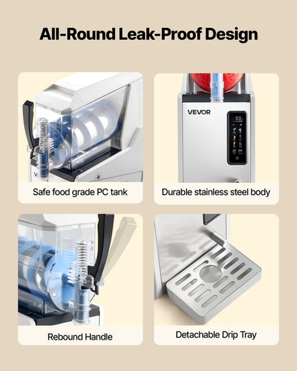 Máquina Slushy VEVOR 3L - Bebidas Geladas em Casa