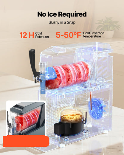 Máquina Slushy VEVOR 4L para Bebidas Geladas em Casa
