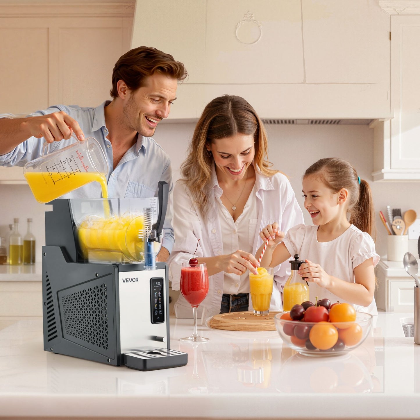 Máquina Slushy VEVOR 4L para Bebidas Geladas em Casa
