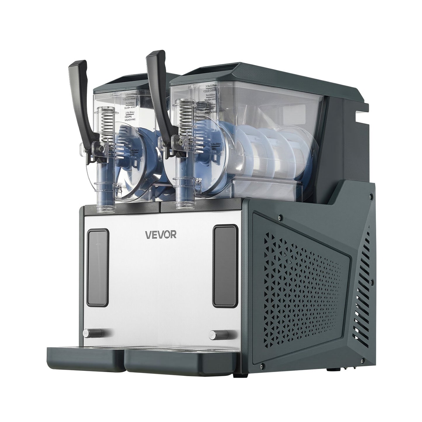 Máquina Slushy VEVOR 4L x 2 Tanques - Sem Gelo