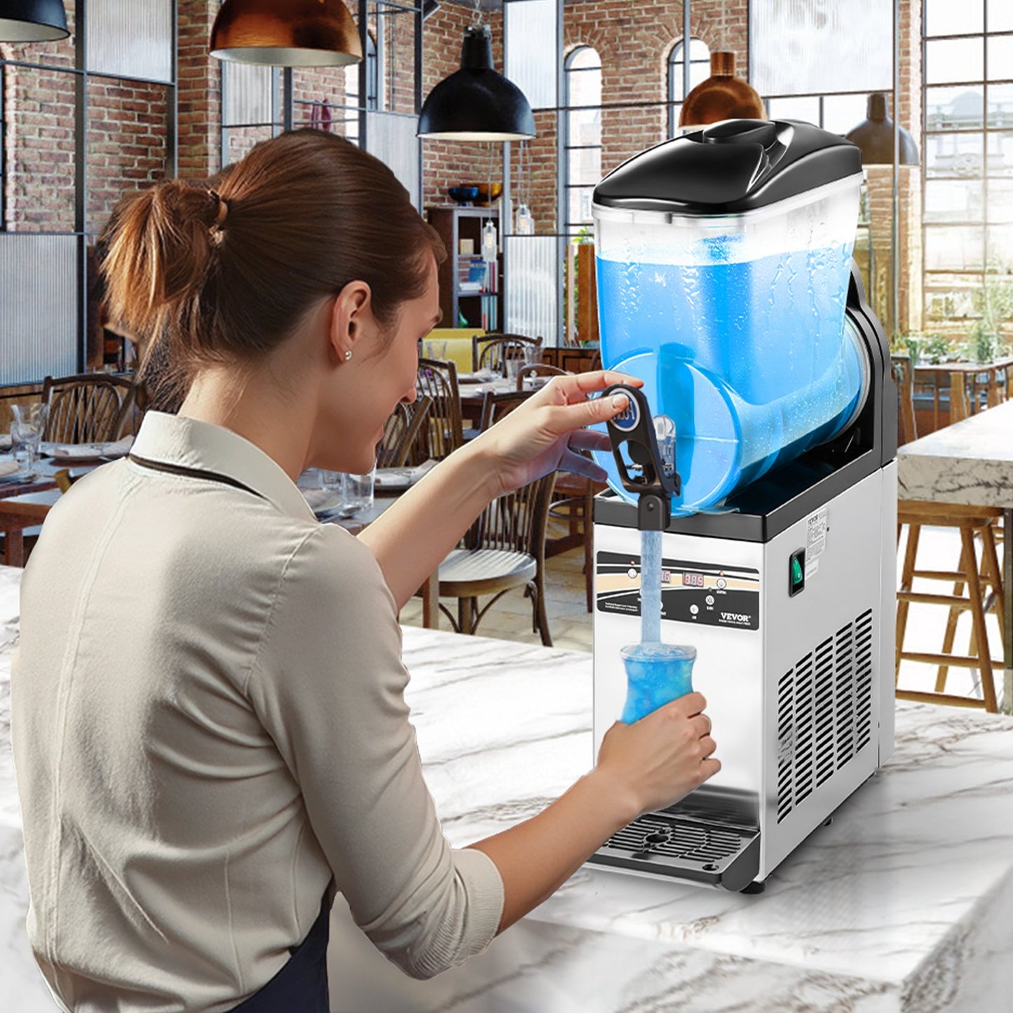 Máquina Profissional de Bebidas Geladas 15L VEVOR