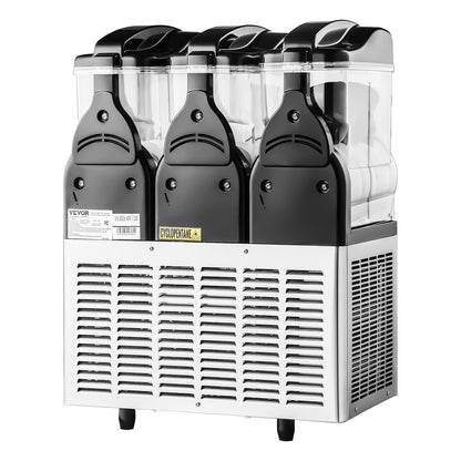 Máquina Slushy Tripla 15L VEVOR para Bebidas Congeladas