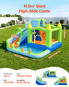 Castelo Insuflável com Tobogã e Piscina para Crianças