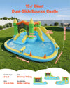 Castelo Insuflável com Escorrega e Piscina para Crianças