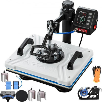 Prensa Térmica VEVOR 10 em 1 1000W para Sublimação