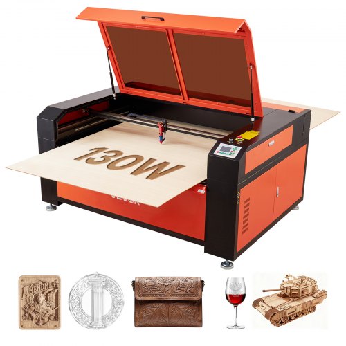 Gravadora Laser CO2 VEVOR 130W 1400x900 mm Profissional