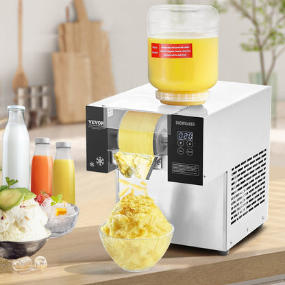 Máquina de Gelo Floco de Neve Comercial 375L/24H VEVOR
