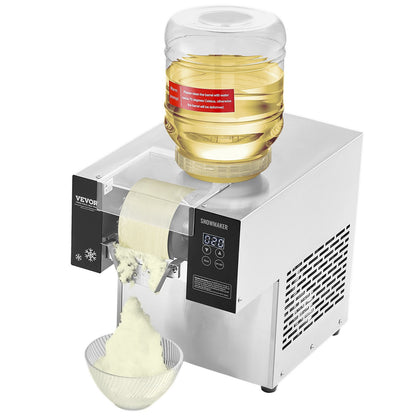 Máquina de Gelo Floco de Neve Comercial 375L/24H VEVOR