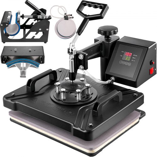 Máquina de Transferência Térmica 5 em 1 VEVOR 380x300mm