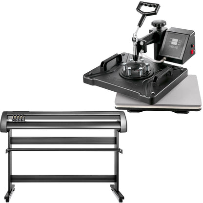 VEVOR 5 em 1 Prensa Térmica Digital e Recortadora Vinil 1350mm