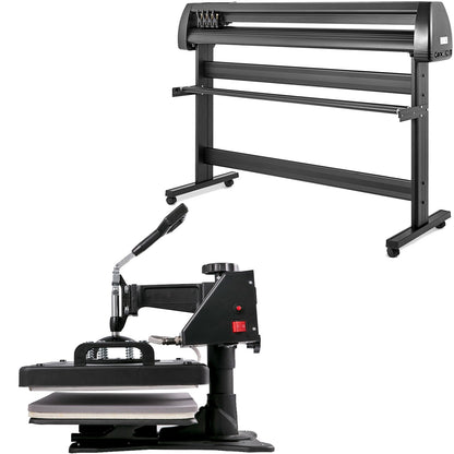VEVOR 5 em 1 Prensa Térmica Digital e Recortadora Vinil 1350mm