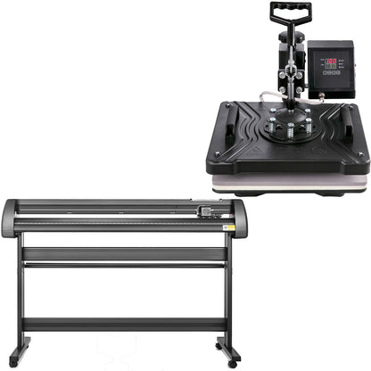 VEVOR 5 em 1 Prensa Térmica Digital e Recortadora Vinil 1350mm
