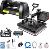 VEVOR 5 em 1 Prensa Térmica Digital + Cortador Vinil 14"