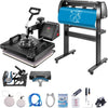 VEVOR 5 em 1 Prensa Térmica Digital e Cortadora Vinil 34"