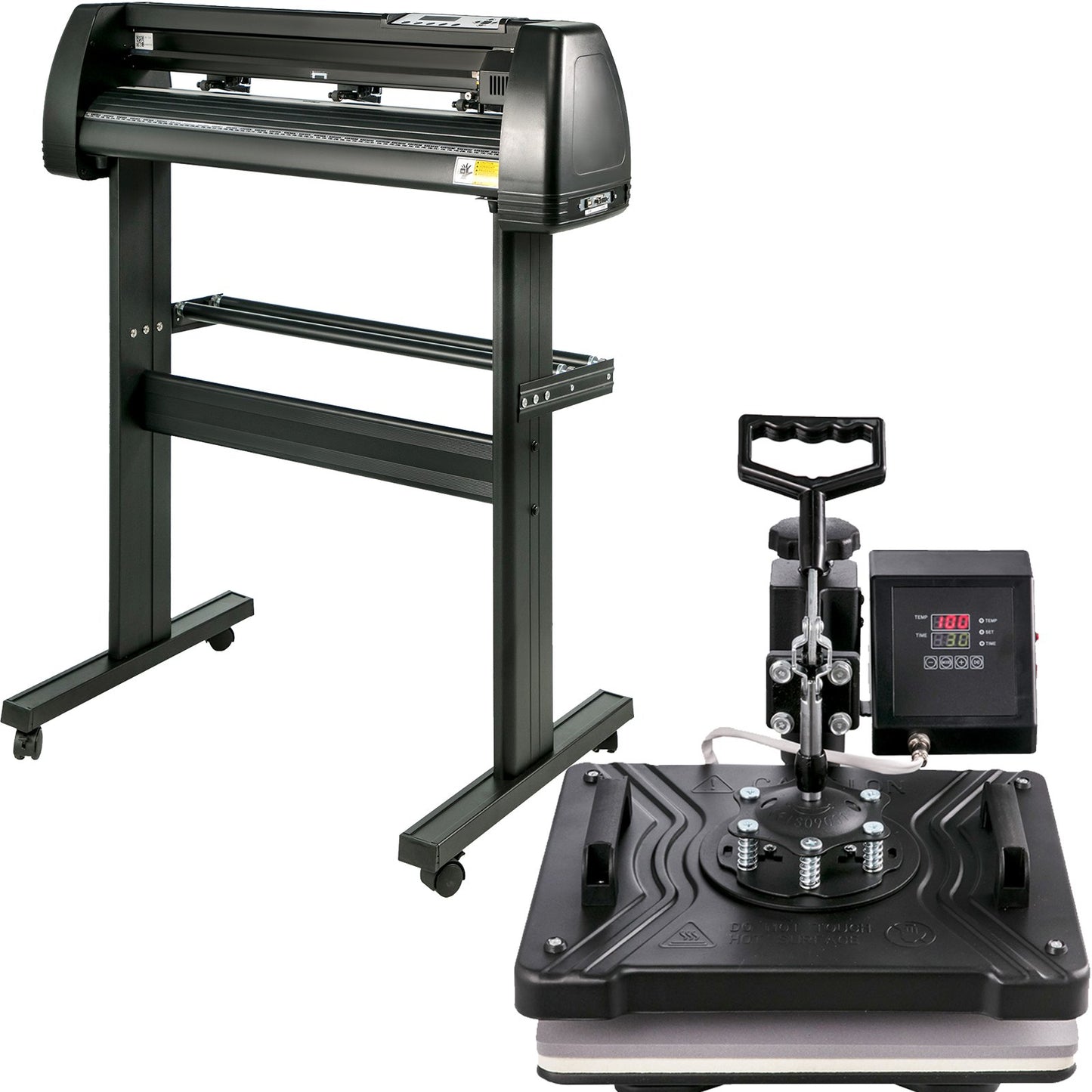 VEVOR 5 em 1 Prensa Térmica Digital e Cortadora Vinil 34"