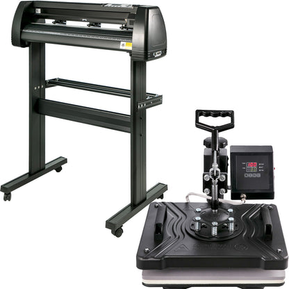 VEVOR 5 em 1 Prensa Térmica Digital e Cortadora Vinil 34"