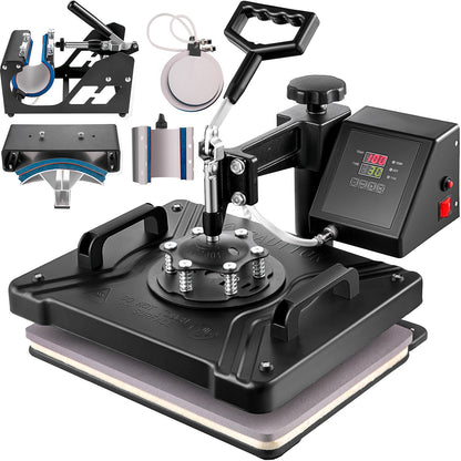 Máquina de Transferência Térmica 6 em 1 VEVOR 380x300mm