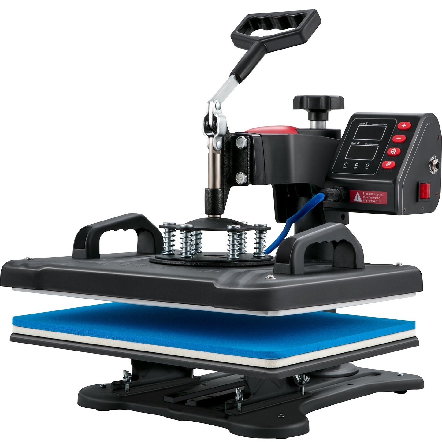 Prensa Térmica 5 em 1 VEVOR Digital 1250W