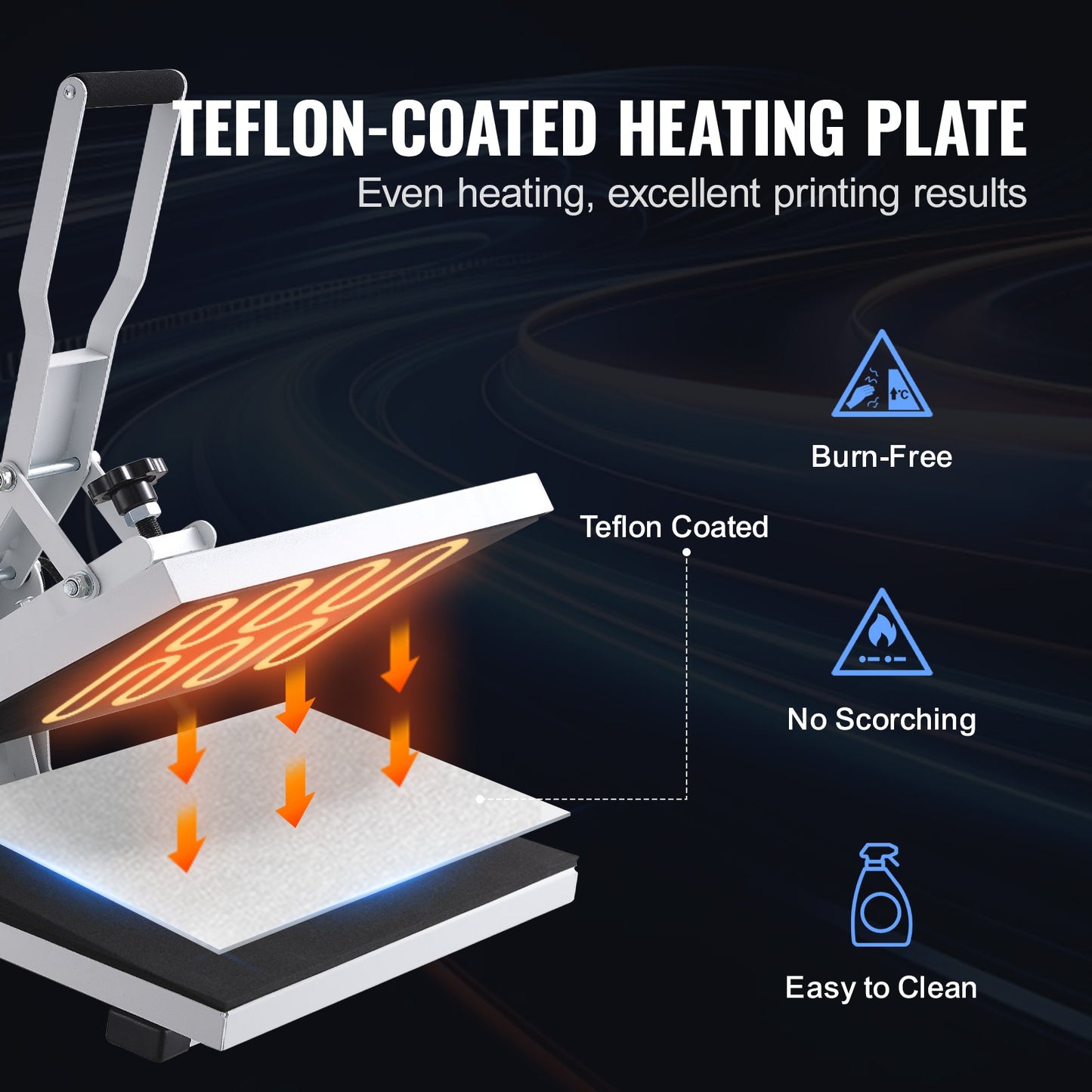 Prensa Térmica VEVOR 380x380mm para Sublimação