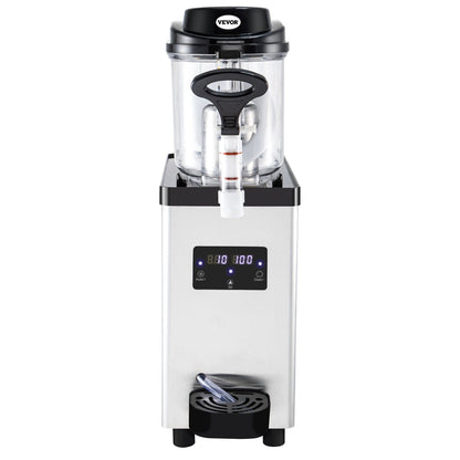 Máquina Slushy Comercial VEVOR 6L em Aço Inoxidável