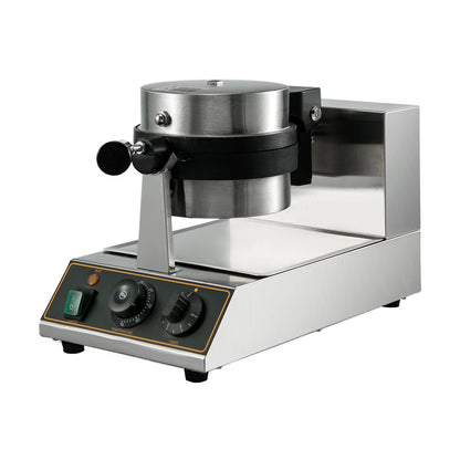 Máquina de Waffles Elétrica Rotativa Profissional Vevor
