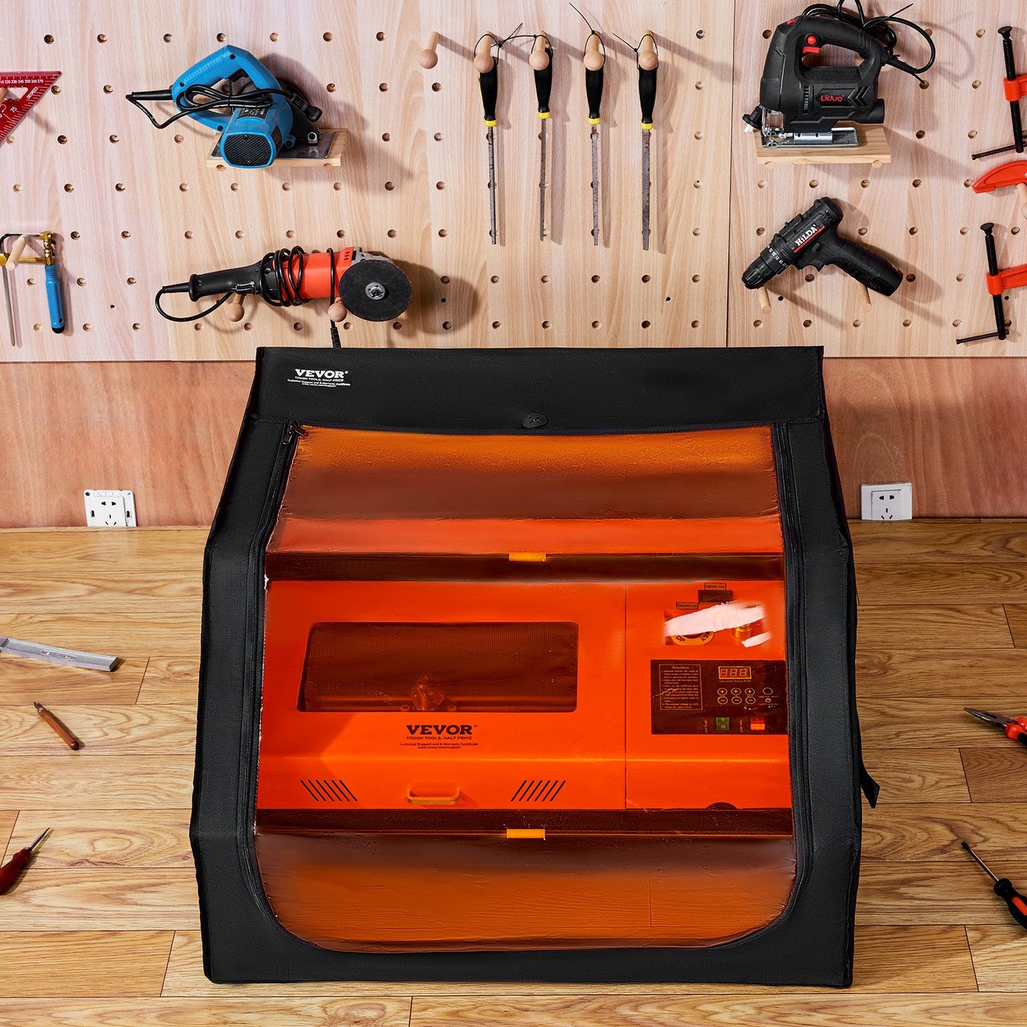 Proteção VEVOR para Gravadora Laser 800x800x500 mm
