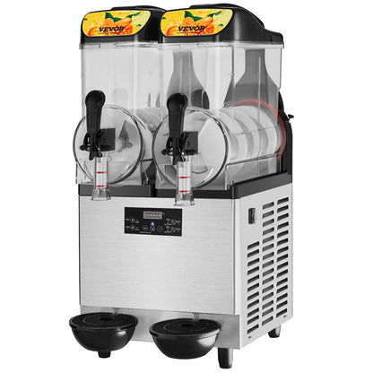 Máquina Slushy Comercial VEVOR 24L Dupla