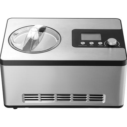 Máquina Automática Gelados 1.9L VEVOR Elétrica Prateada