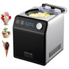 Máquina de Gelados Automática 1.9L VEVOR Preta