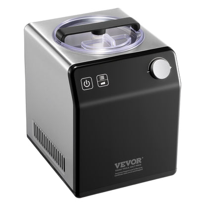 Máquina de Gelados Automática 1.9L VEVOR Preta